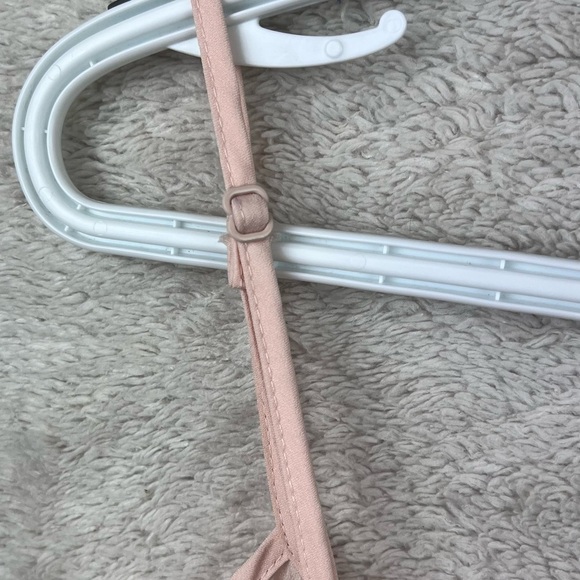 ALICE MCCALL Blush Slip Mini Dress Sz 4 Lace hem - Picture 13 of 15